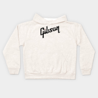 Rock Legends || Guitar Typography (Gibson Text Art) Kids Hoodie