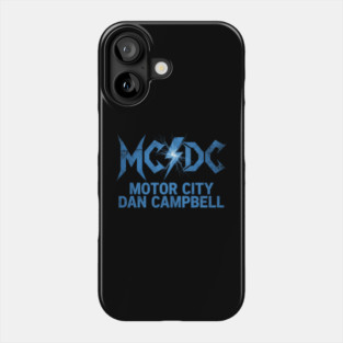 Detroit Lions MCDC Motor City And Dan Campbell Phone Case