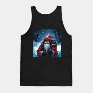 Frostbite Santa & His Mischief Elf. Tank Top