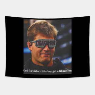 Meme Drake Maye, Funny Football Tapestry
