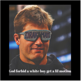 Meme Drake Maye, Funny Football Posters and Art