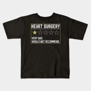 Post Open Heart Surgery Recovery Funny Replacement Survivor Kids T-Shirt