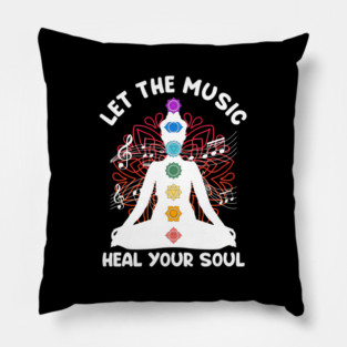 Musik Yoga Let The Music Heal Your Soul  Yoga Pillow