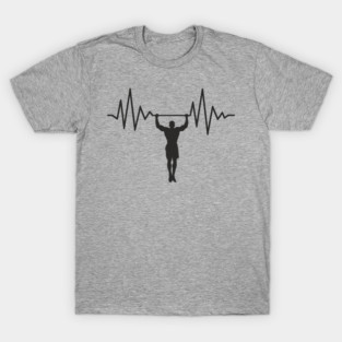 Heartbeat Workout Addict Gym Life T-Shirt