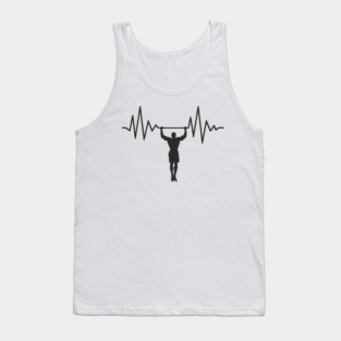 Heartbeat Workout Addict Gym Life Tank Top