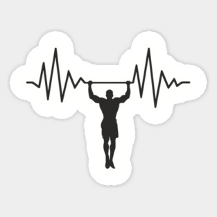 Heartbeat Workout Addict Gym Life Magnet