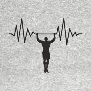 Heartbeat Workout Addict Gym Life T-Shirt