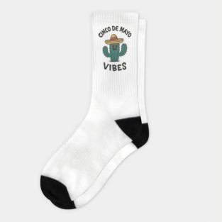 Cinco de Mayo Vibes Mexican Fiesta Mood Socks
