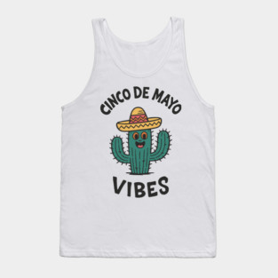 Cinco de Mayo Vibes Mexican Fiesta Mood Tank Top
