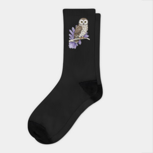 Owl & Amethyst Socks
