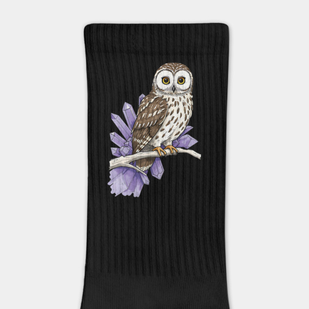 Owl & Amethyst by Designed By Marty