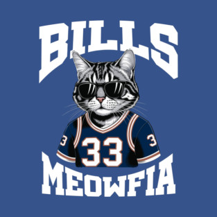 bills meowfia cat T-Shirt