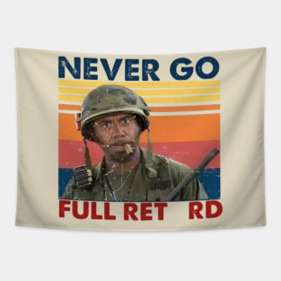 Never Go Full Retro Tapestry