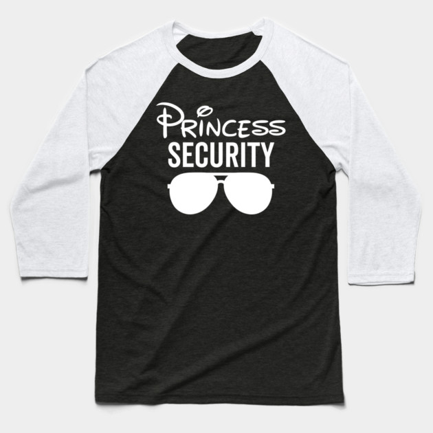 Princess Security Baseball T-Shirt by Frank Ring