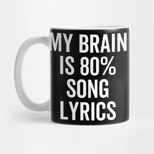 My Brain is 80% Song Lyrics by Frank Ring