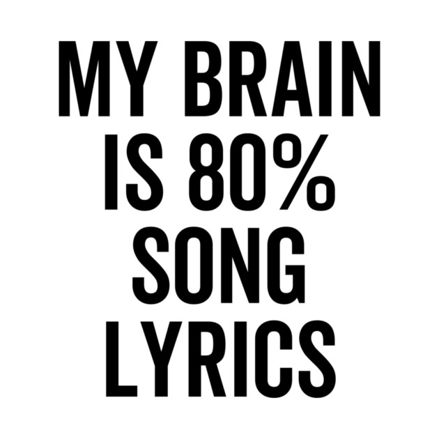 My Brain is 80% Song Lyrics by Frank Ring