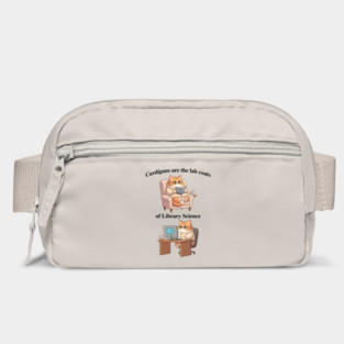 Cardigans are The Lab Coats of Library Science, Cute cat design Bag