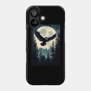 Owl in the Moonlight Phone Case