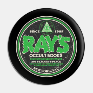 Ray's Occult Books Pin