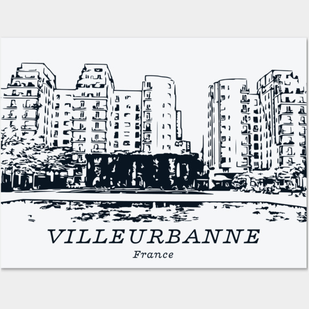 Villeurbanne - France Wall Art by Lakeric