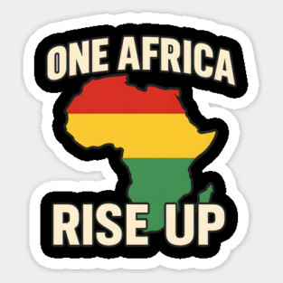 One Africa Rise Up Sticker