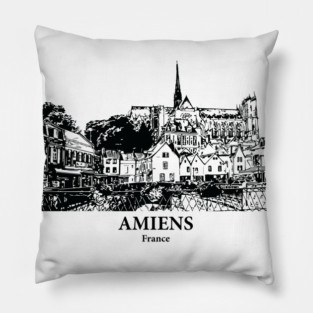 Amiens - France Pillow
