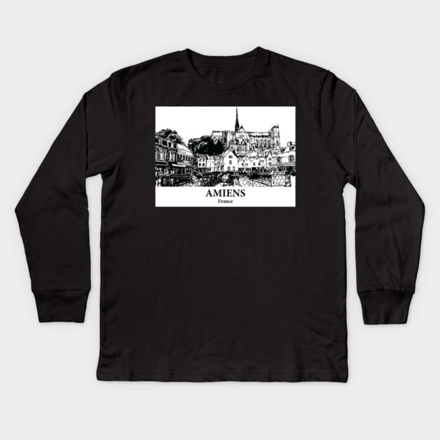 Amiens - France Kids Long Sleeve T-Shirt by Lakeric
