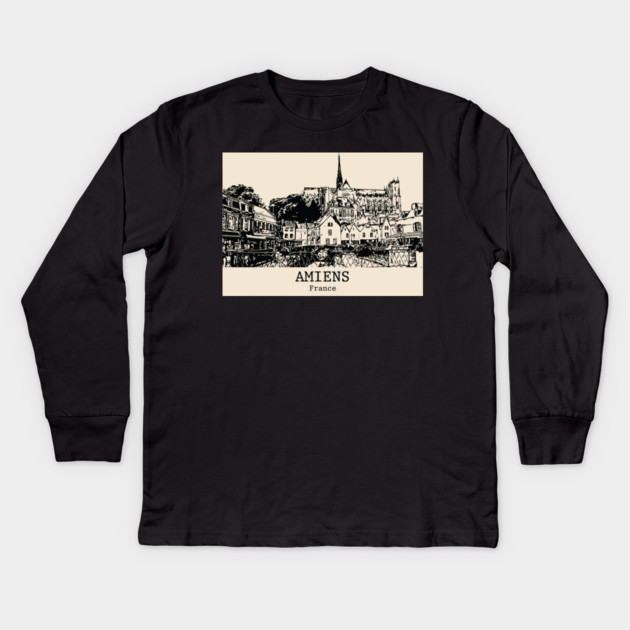 Amiens - France Kids Long Sleeve T-Shirt by Lakeric