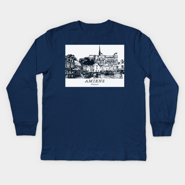 Amiens - France Kids Long Sleeve T-Shirt by Lakeric
