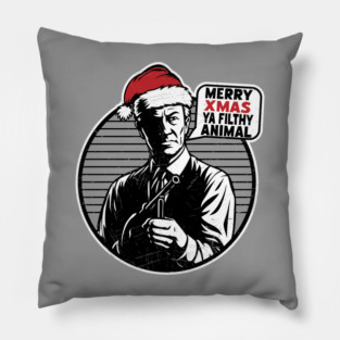 Merry Xmas ya filthy animal Pillow
