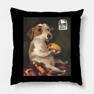 Dog Chill With Taco Bell Pillow