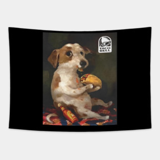 Dog Chill With Taco Bell Tapestry