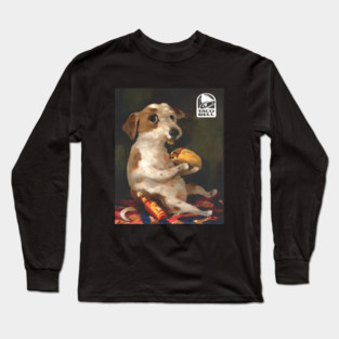 Dog Chill With Taco Bell Long Sleeve T-Shirt