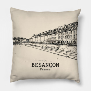 Besançon - France Pillow