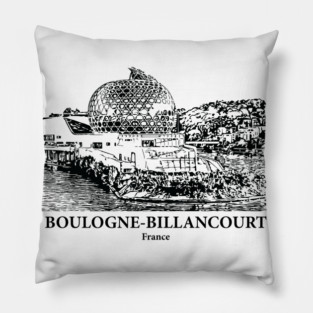 Boulogne-Billancourt - France Pillow