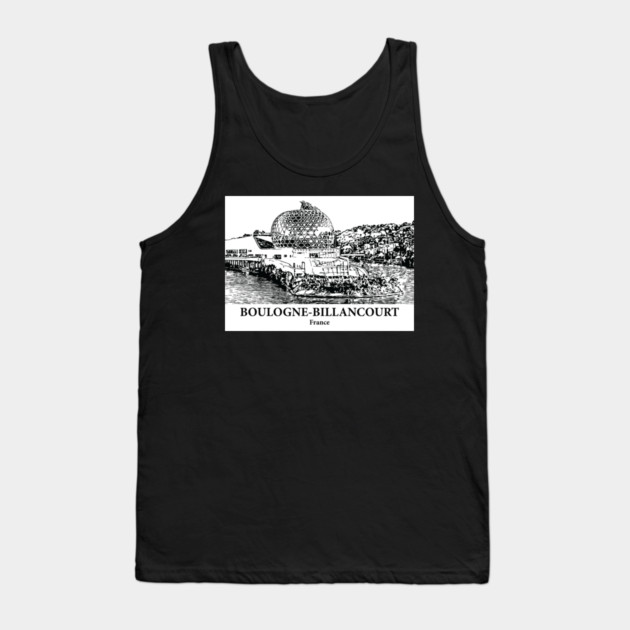 Boulogne-Billancourt - France Tank Top by Lakeric