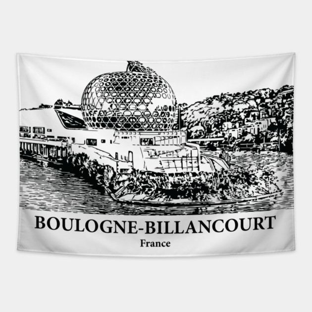 Boulogne-Billancourt - France Tapestry by Lakeric