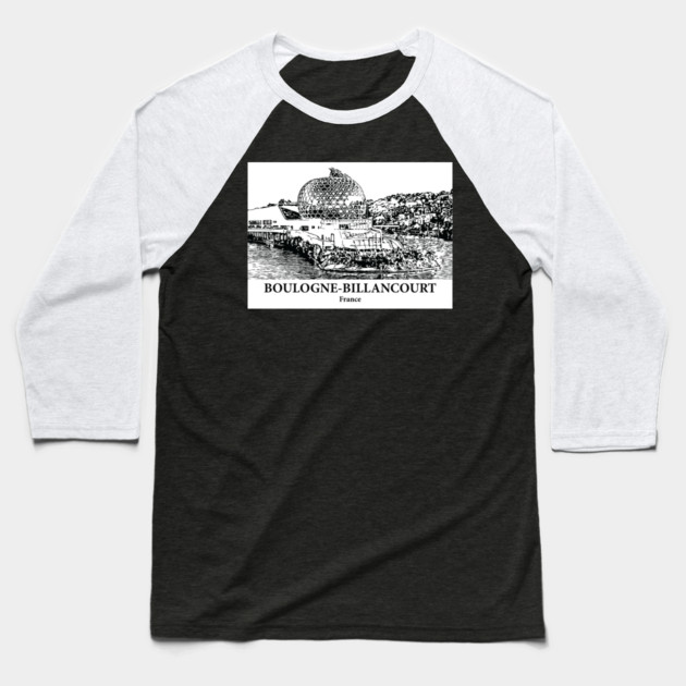 Boulogne-Billancourt - France Baseball T-Shirt by Lakeric
