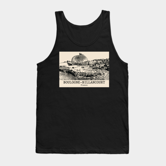 Boulogne-Billancourt - France Tank Top by Lakeric