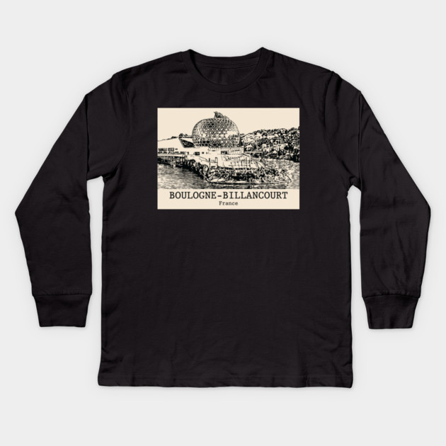 Boulogne-Billancourt - France Kids Long Sleeve T-Shirt by Lakeric