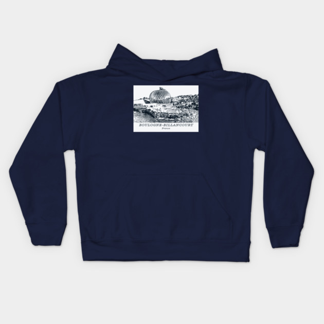 Boulogne-Billancourt - France Kids Hoodie by Lakeric