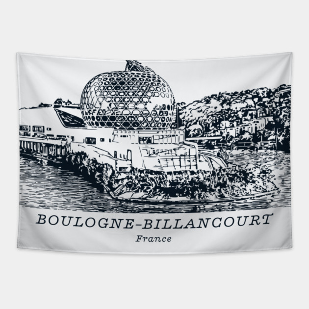 Boulogne-Billancourt - France Tapestry by Lakeric