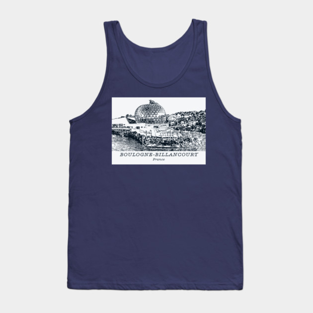 Boulogne-Billancourt - France Tank Top by Lakeric