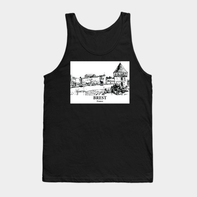 Brest - France Tank Top by Lakeric