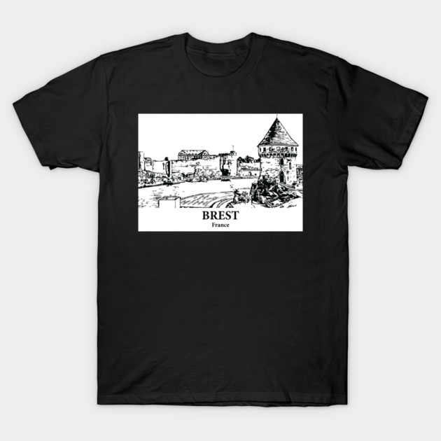 Brest - France T-Shirt by Lakeric
