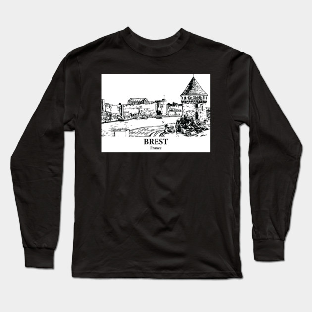 Brest - France Long Sleeve T-Shirt by Lakeric