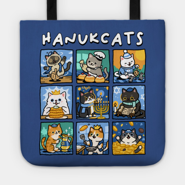 Hanukcats Tote by GoshWow®