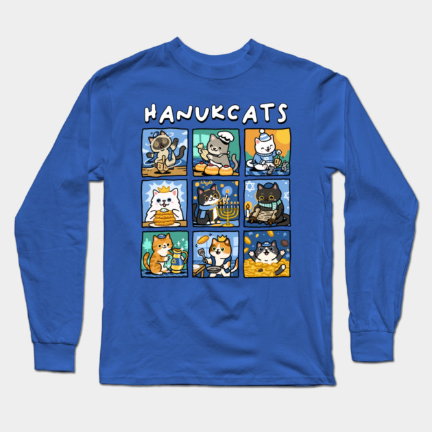 Hanukcats Long Sleeve T-Shirt by GoshWow®