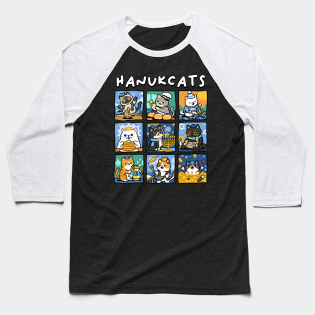 Hanukcats Baseball T-Shirt by GoshWow®