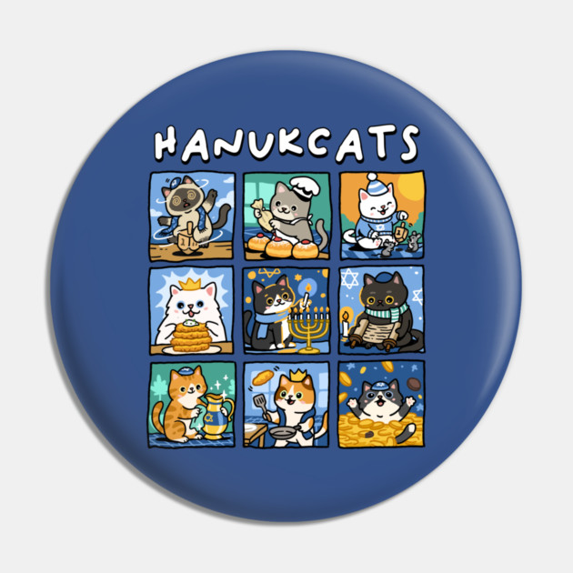 Hanukcats Pin by GoshWow®